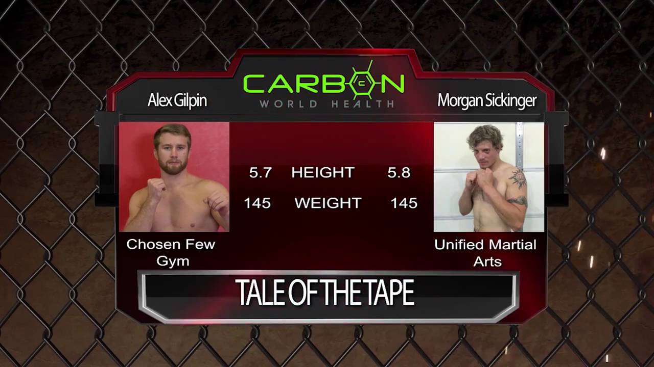 Chosen Few Fighting Championships Alex Gilpin vs Morgan Sickinger