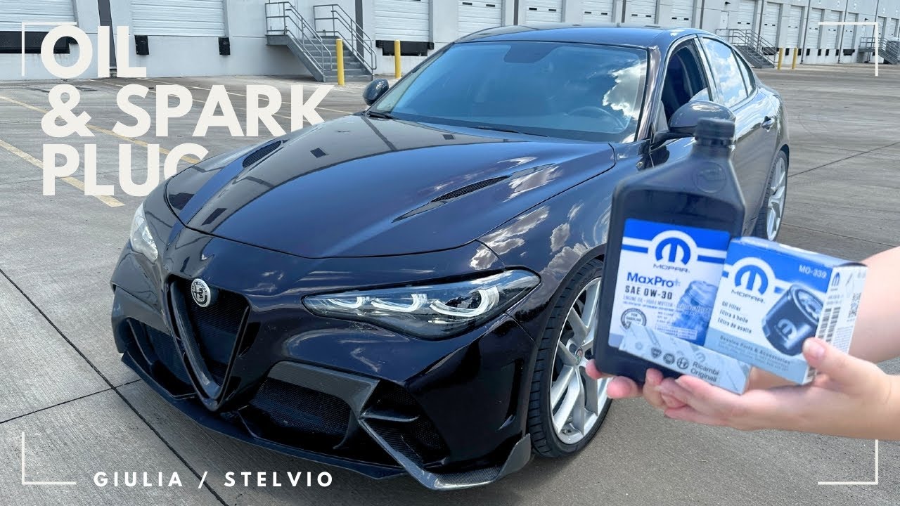 Alfa Romeo Giulia: Spark Plug and Oil Change How-To