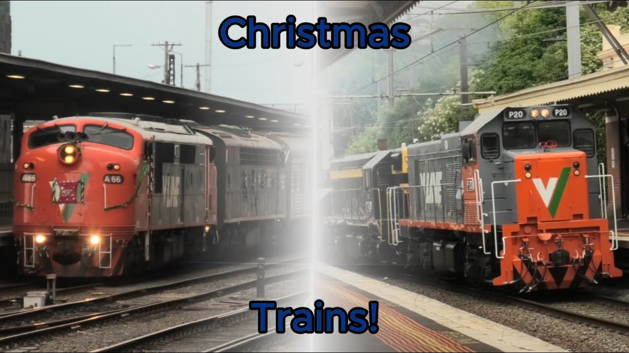 A Heritage Christmas! | 707 Operations and Steamrail Victoria Christmas Trains | 4K
