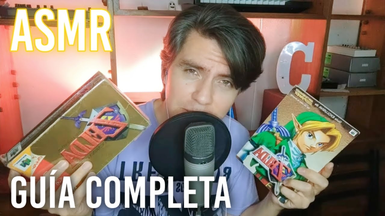 ASMR para dormir | Te leo el libro de ZELDA OCARINA OF TIME de la PREVENTA en 1998 #Asmr #asmrvideo