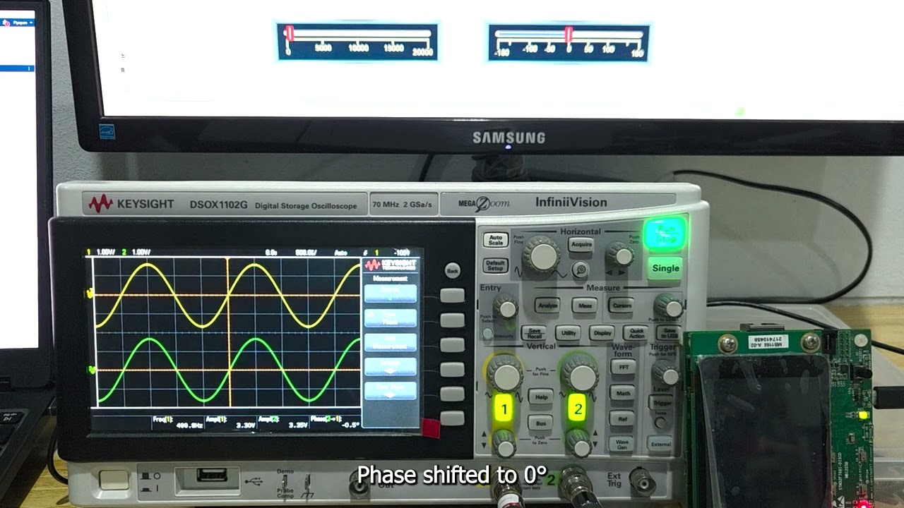 Continuously tunable frequency and phase Biquad Oscillator