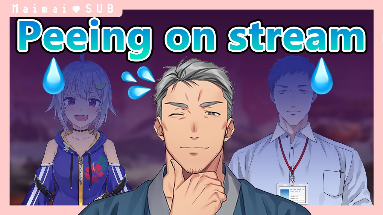 【Nijisanji】First Nijisanji to pee on stream【Maimoto Keisuke/Yashiro Kizuku/Hayama Marin】