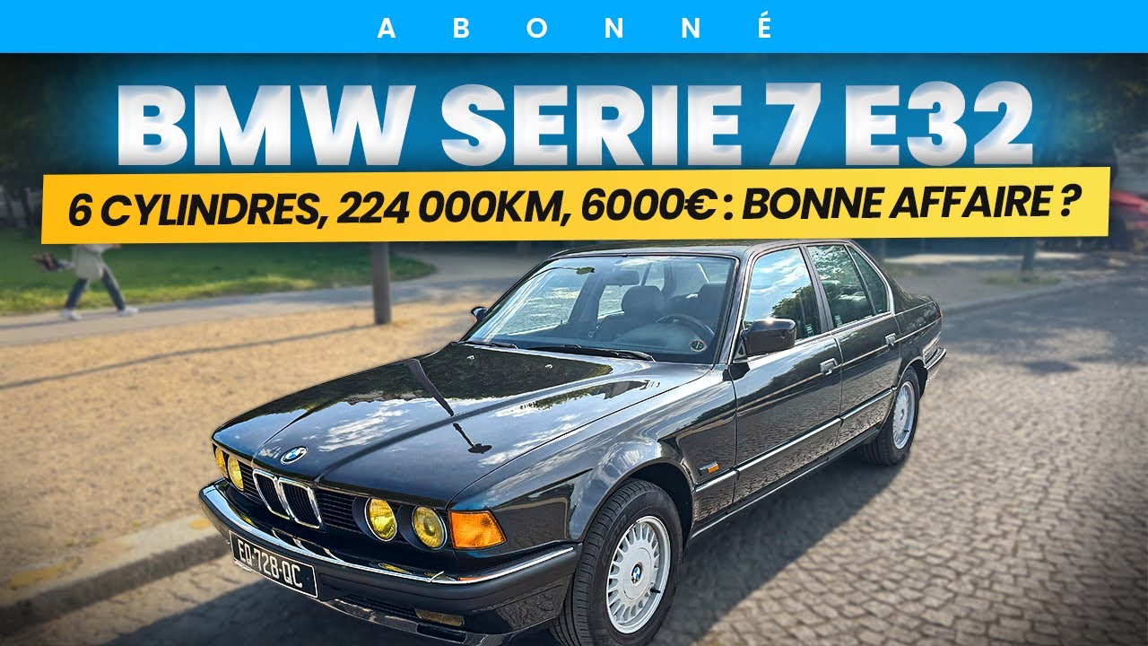 Pourquoi il a acheté une BMW serie 7 730i E32 de 1988 comme première voiture à 21 ans ?