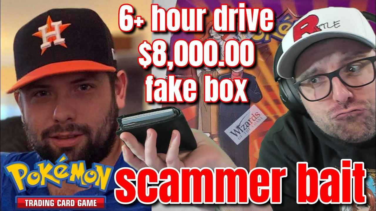 Baiting A Pokemon Card Scammer With $8000 - Jesse-Alexander Martel