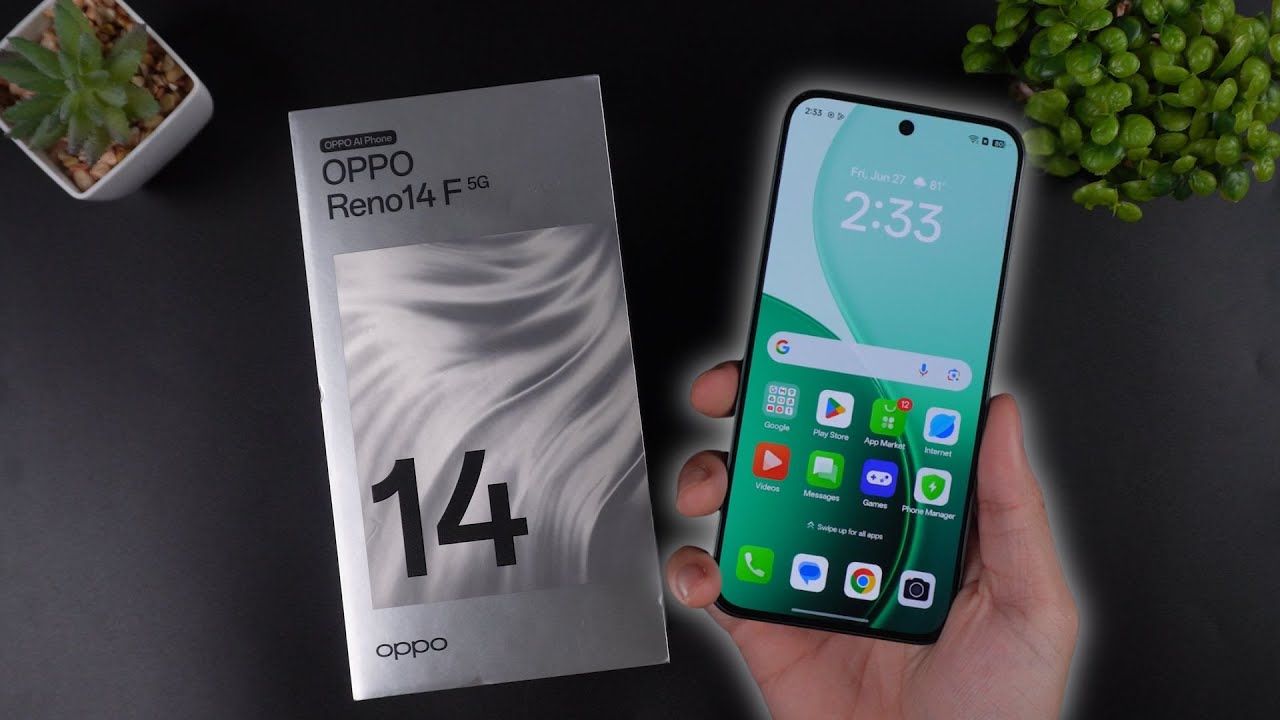 OPPO Reno 14F 5G Unboxing, Camera Test and Gaming Test