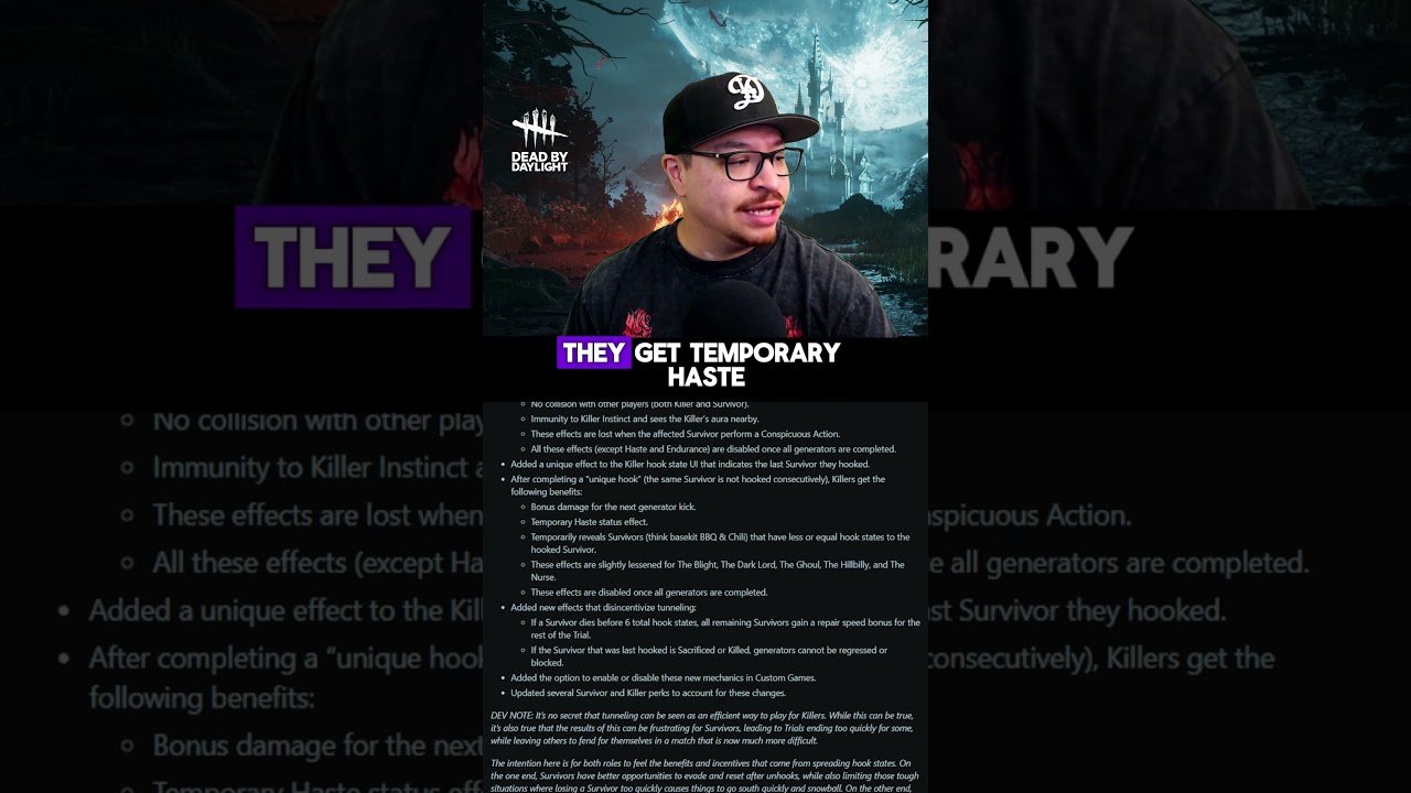 anti tunneling updates from #deadbydaylight #deadbydaylightsurvivor #dbd #dbdupdate