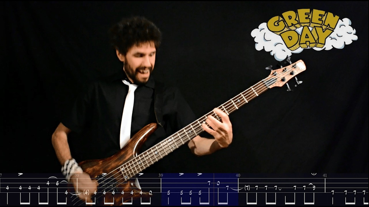 Green Day - Basket Case  | Bass Cover | [TAB]