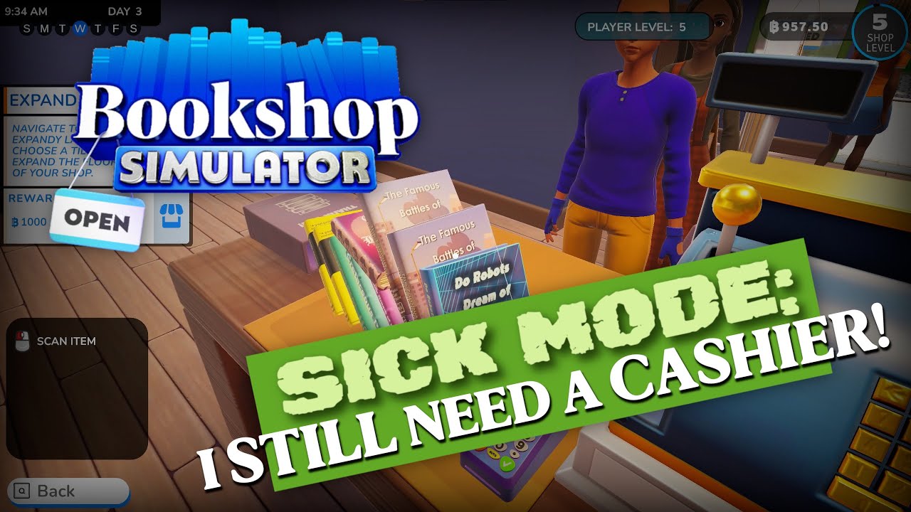 Bookshop Simulator | Can We FINALLY Hire a CASHIER Yet?! | Ep 02