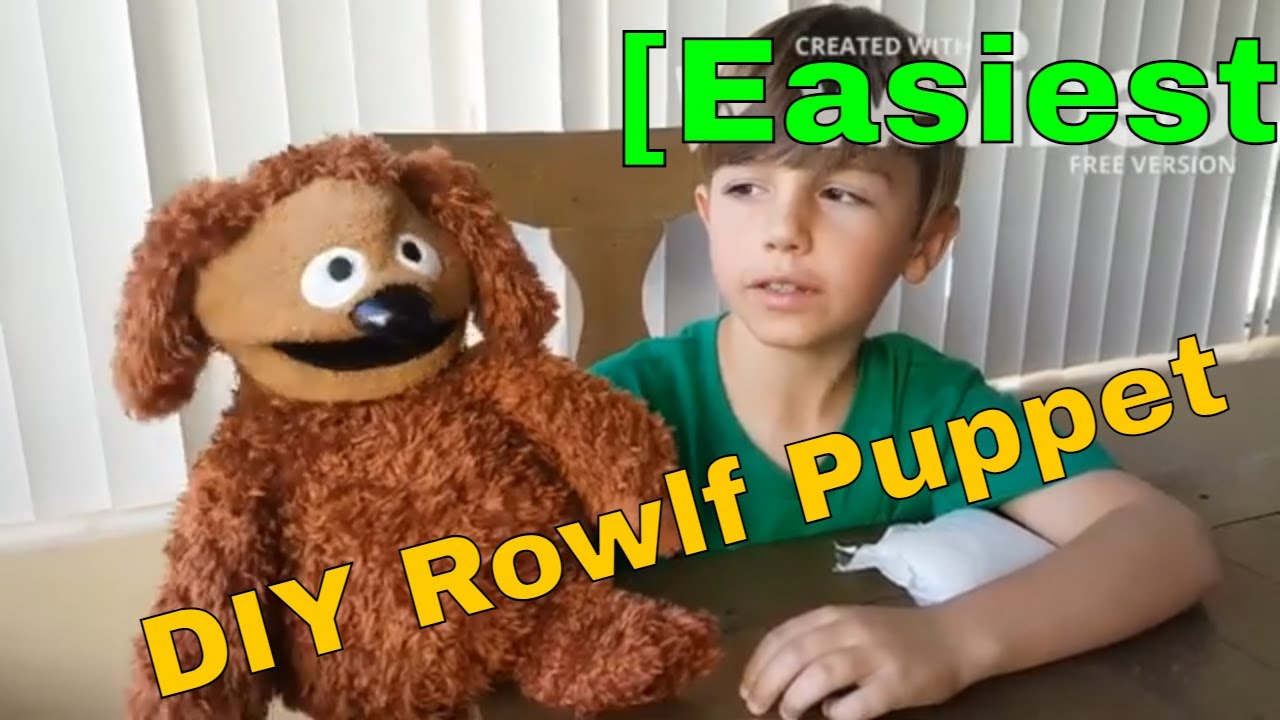 How To Make A Rowlf Muppet with a Plush [Easy]