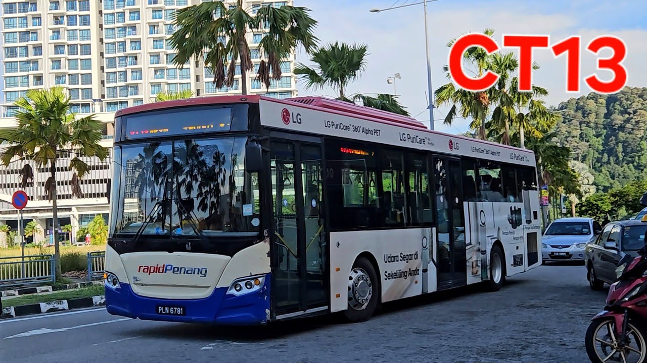 PLN6781 - RapidPenang Bus Service CT13 [Scania K250UB]