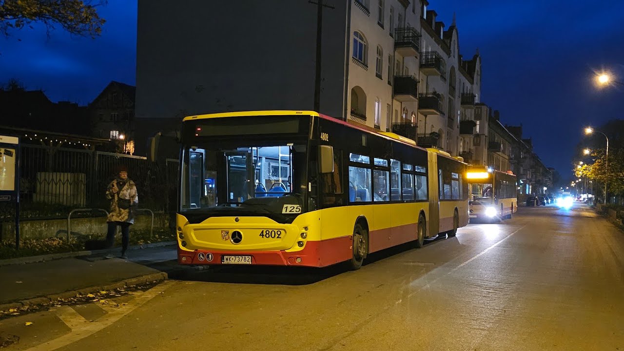 [🇵🇱PL] MPK Wrocław - Mercedes-Benz Conecto G II #4802 - [🚍125➡️BROCH&Oacute;W]