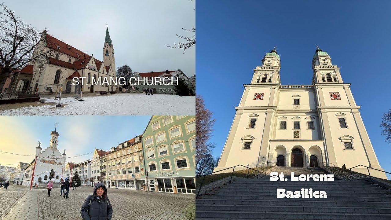Touring Kempten the biggest city in Allgäu region Bavaria Germany