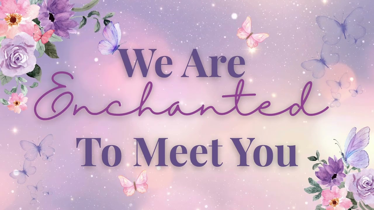 Enchanted To Meet You Taylor Swift-Inspired Floral/Butterfly Baby Shower 2-Hour Background