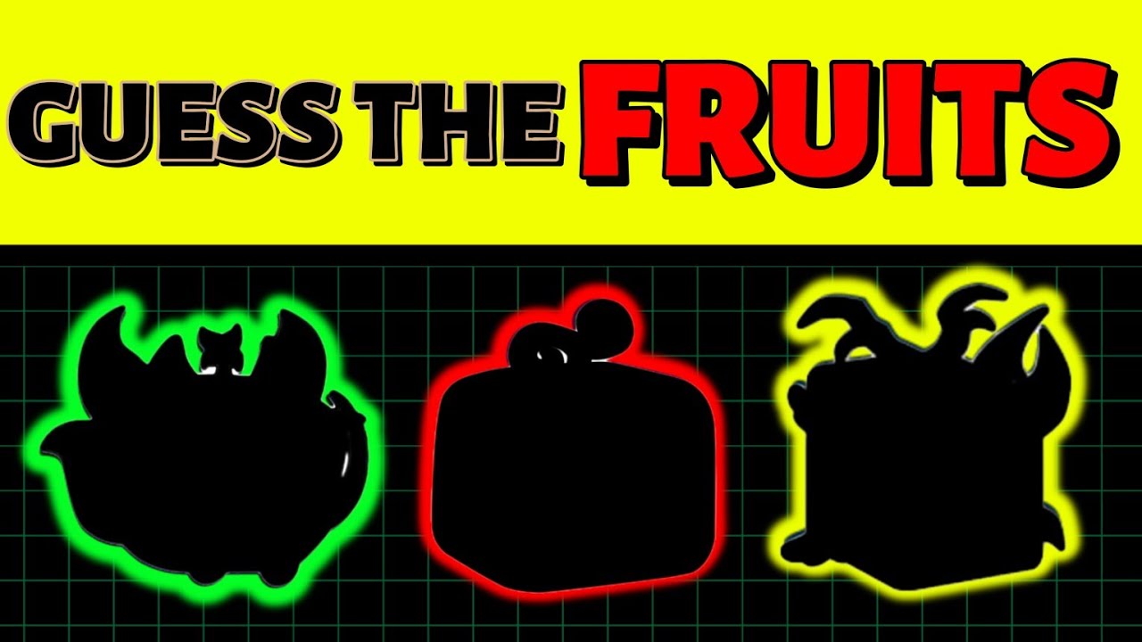 Guess The Fruit in Blox Fruits! | Can You Guess The Last One?