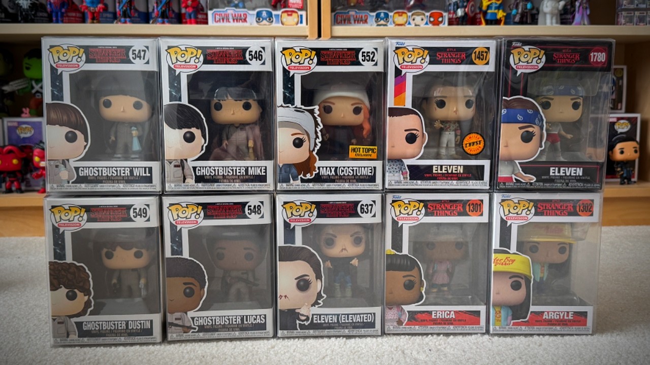 Распаковка фигурок Funko Pop по мотивам сериала &laquo;Очень странные дела&raquo; за 300 долларов!! (10 редки...