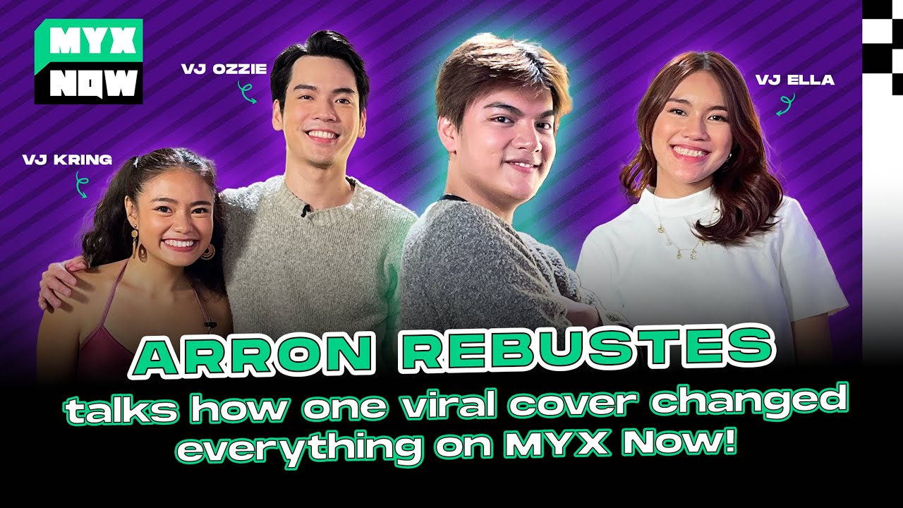 ARRON REBUSTES on Juggling Film Studies and Music Career | MYX NOW