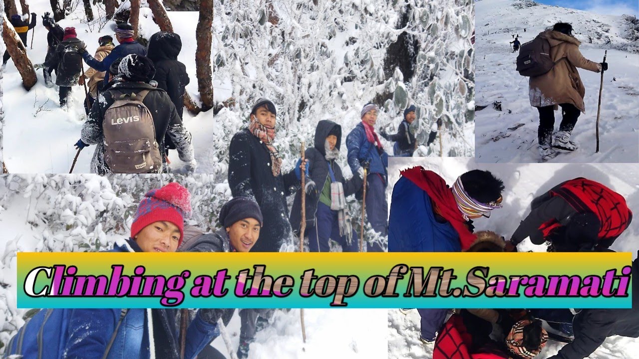 Saramati Mountain ||Trekking at Top in snow time || #Achimkips ||#Mtsaramati#Pungro#Nagaland