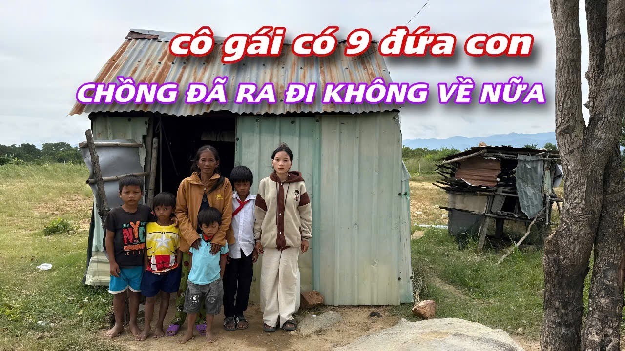 Девушка одна вырастила 9 детей, муж ушел и не вернулся../671