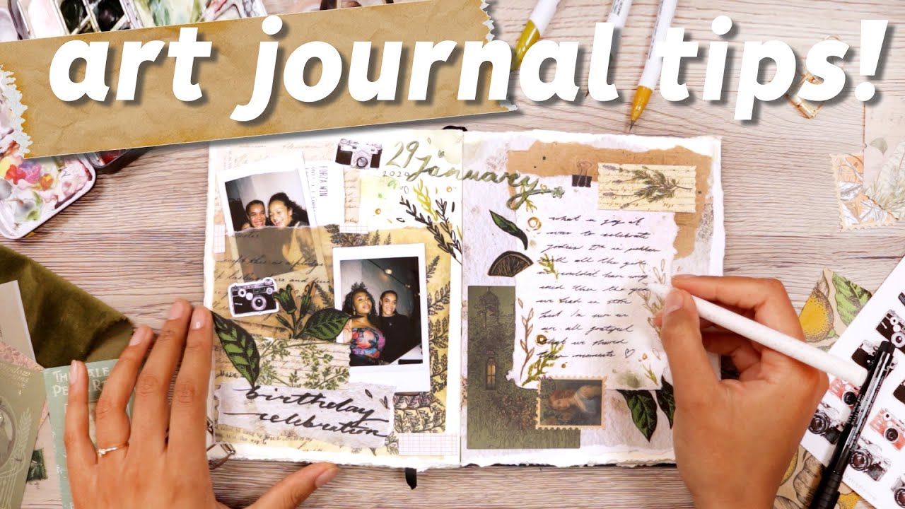 Art Journal Tips for Perfectionists &middot; Let Go and Create Freely! &middot; Fill a Sketchbook With Me #21 &middot; ad