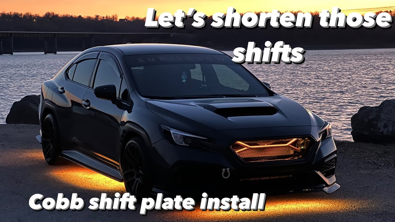 Установка пластины переключения передач Cobb на Subaru WRX 2022 года