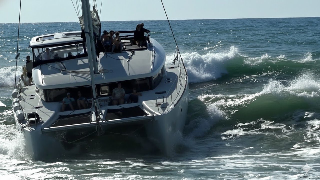 💯 ATTENTION ❗ÉNORME HOULE❗, ÇA PASSE OU ÇA CASSE, VAGUES PAR DERRIÈRE = DANGER À CAPBRETON 🌊 🥶. 
