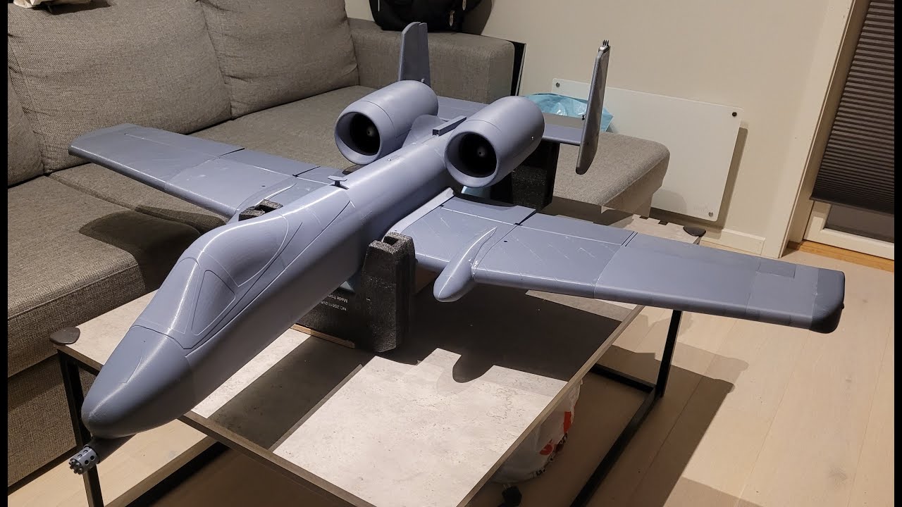 3D printed A-10 - fuselage build video v2.0