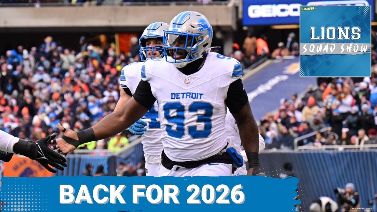 LIONS SQUAD SHOW: Detroit Lions Bringing Back Josh Paschal & Levi Onwuzurike + Jon Jansen Joins Us!