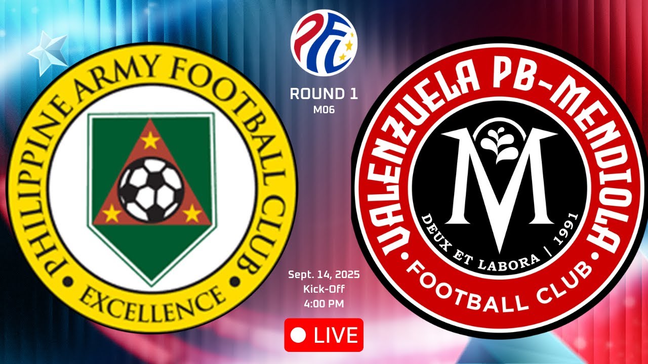 Philippine Army FC vs Valenzuela PB - Mendiola (Round 1) Philippines Football League 2025-2026