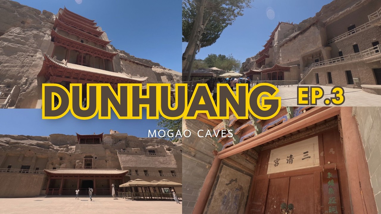 DUNHUANG EP.3 | เที่ยวถ้ำโม่เกาชมภาพพันปีและกินบุฟเฟ่ที่ตุนหวง