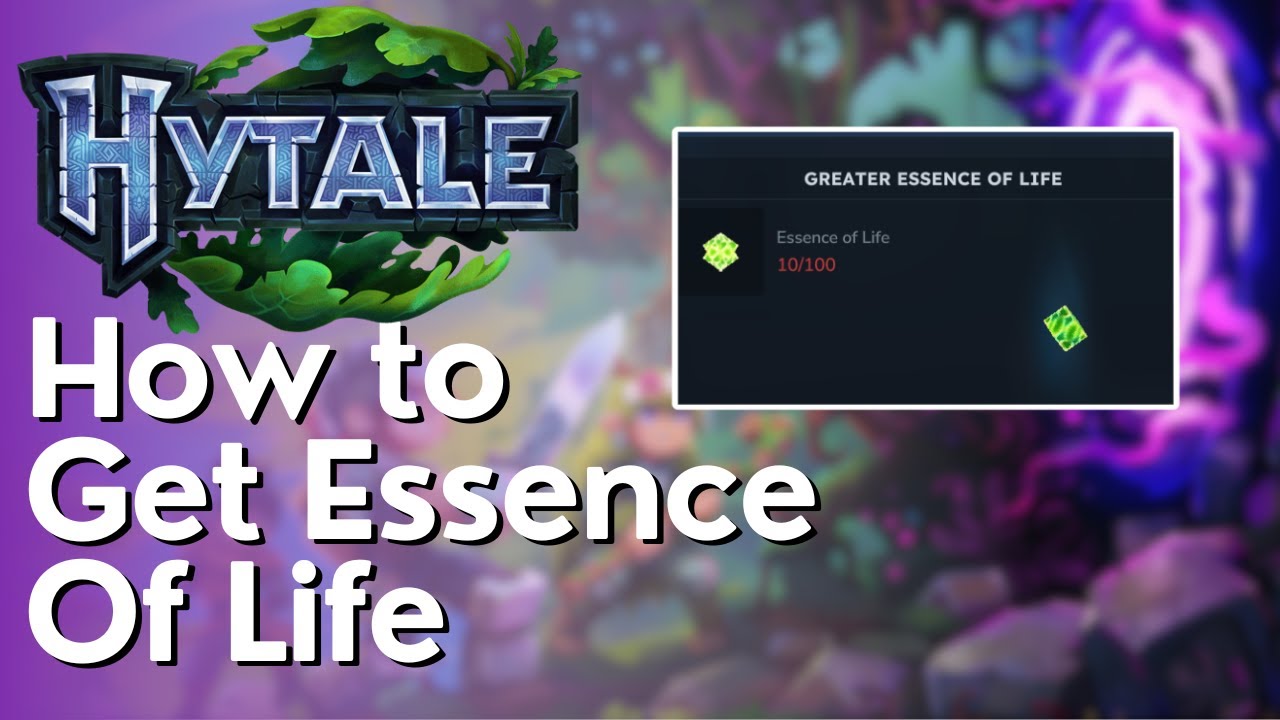 Как получить истинную сущность жизни в Hytale