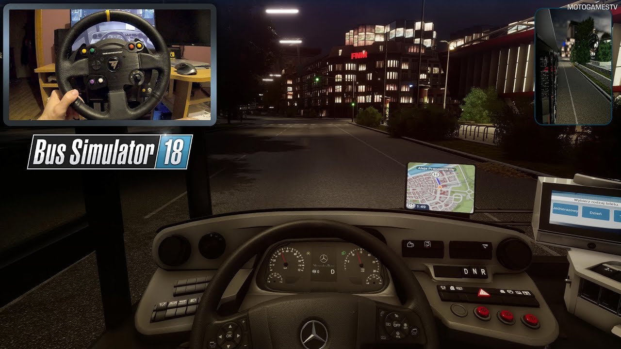 Bus Simulator 18 Gameplay with Thrustmaster TX [WheelCam]