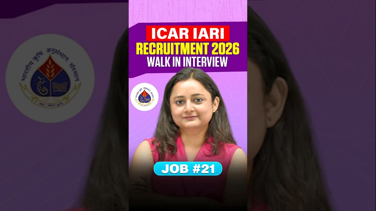 ICAR IARI Recruitment 2026 🌾 | ₹42,000 Salary | Direct Walk-In Interview | Apply Now