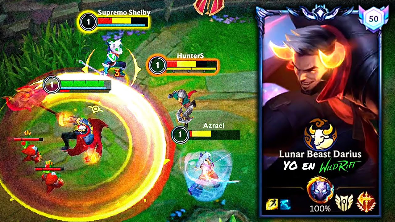 I PULLED OFF A SPECTACULAR PENTAKILL WITH DARIUS || YO en WILD RIFT