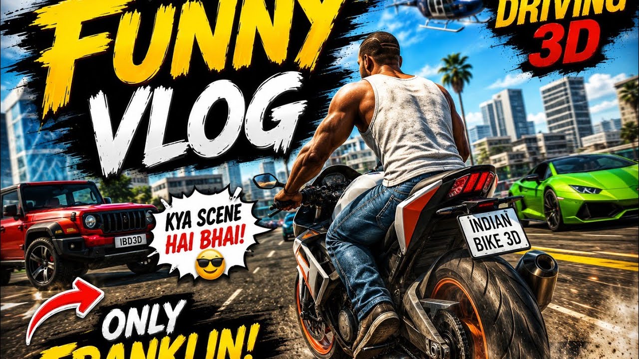 I have the gameplay Indian Bike Driving 3d and please channel the like and Subscribe 😎