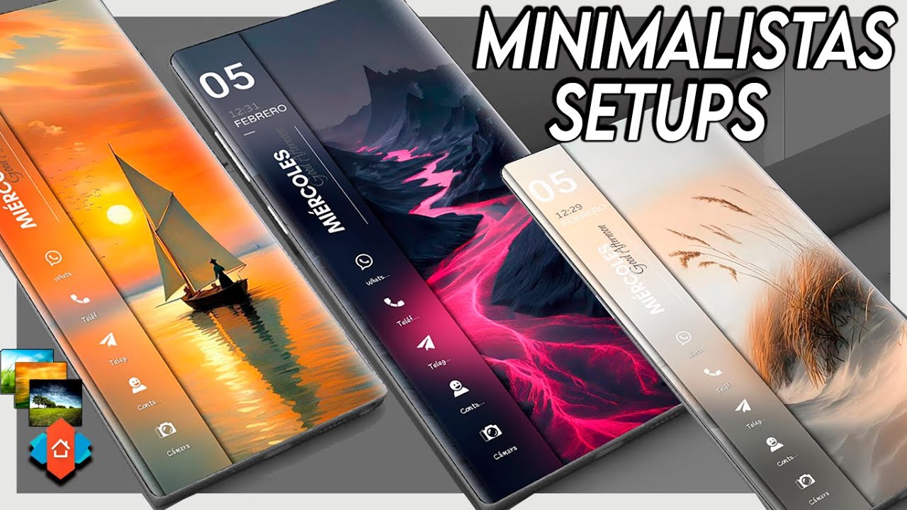 😎PERSONALIZA ANDROID 2025: NUEVO TEMA MINIMALISTA, ELEGANTE CON FONDOS DIN&Aacute;MICOS/SETUP NOVA LAUNCHER