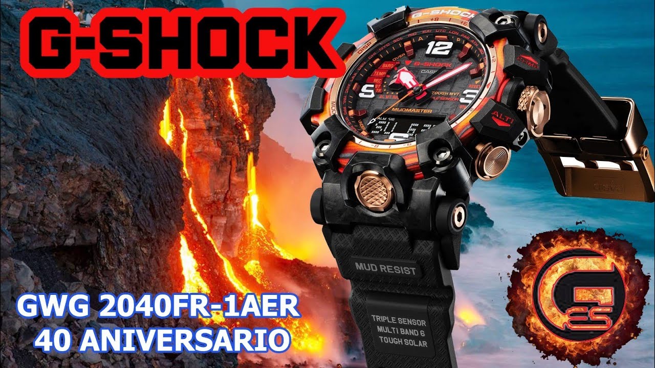 G-SHOCK GWG2000 FLARE RED 40 ANIVERSARIO