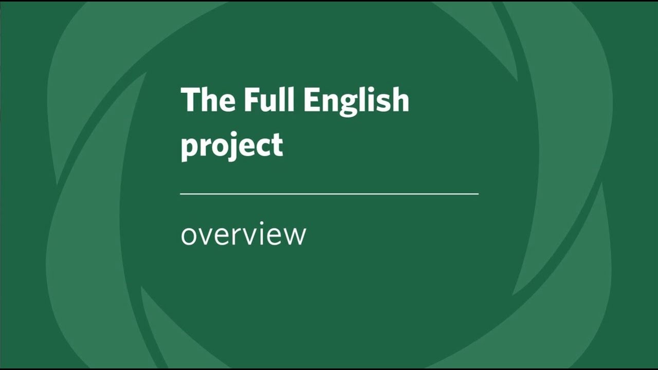 The Full English - project overview