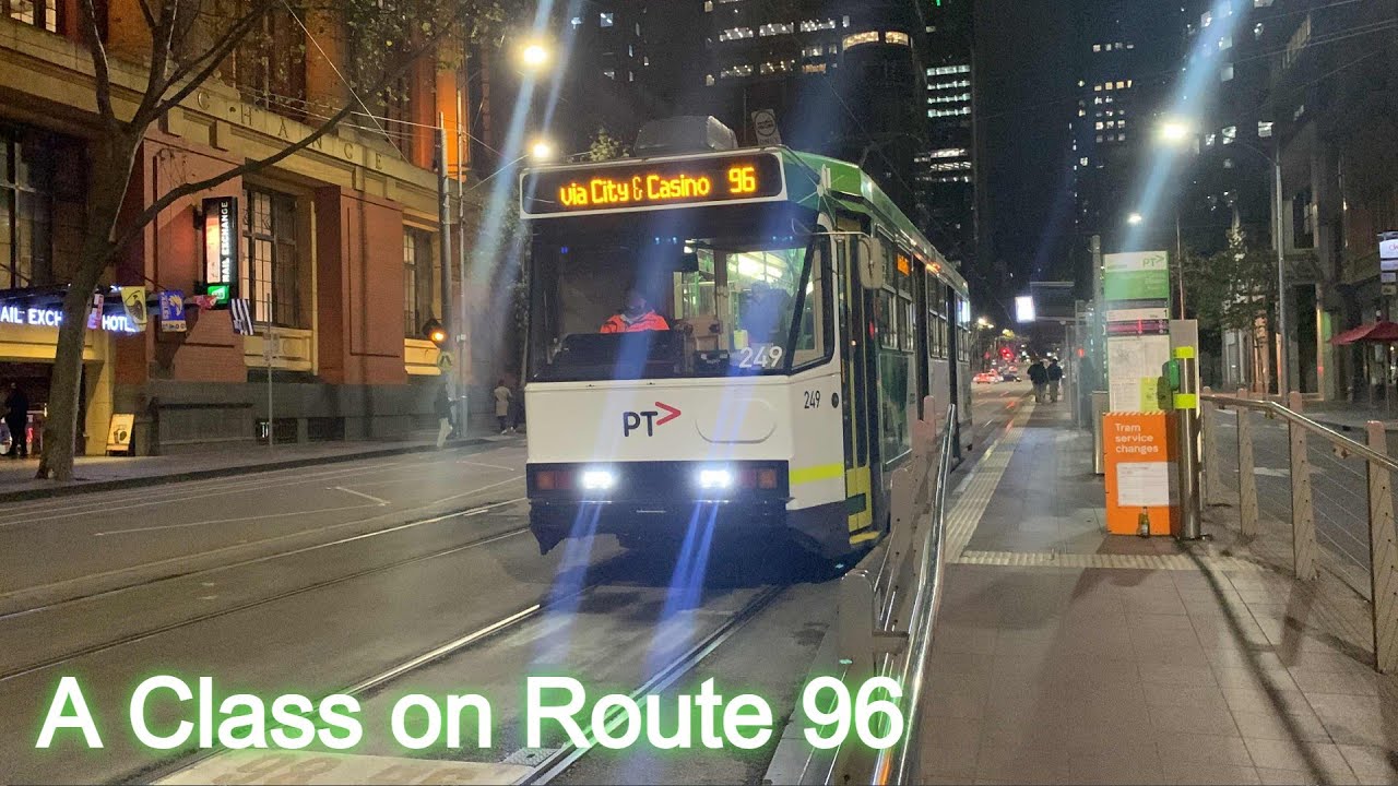 Rare A Class Tram on Route 96 | Melbourne Transport