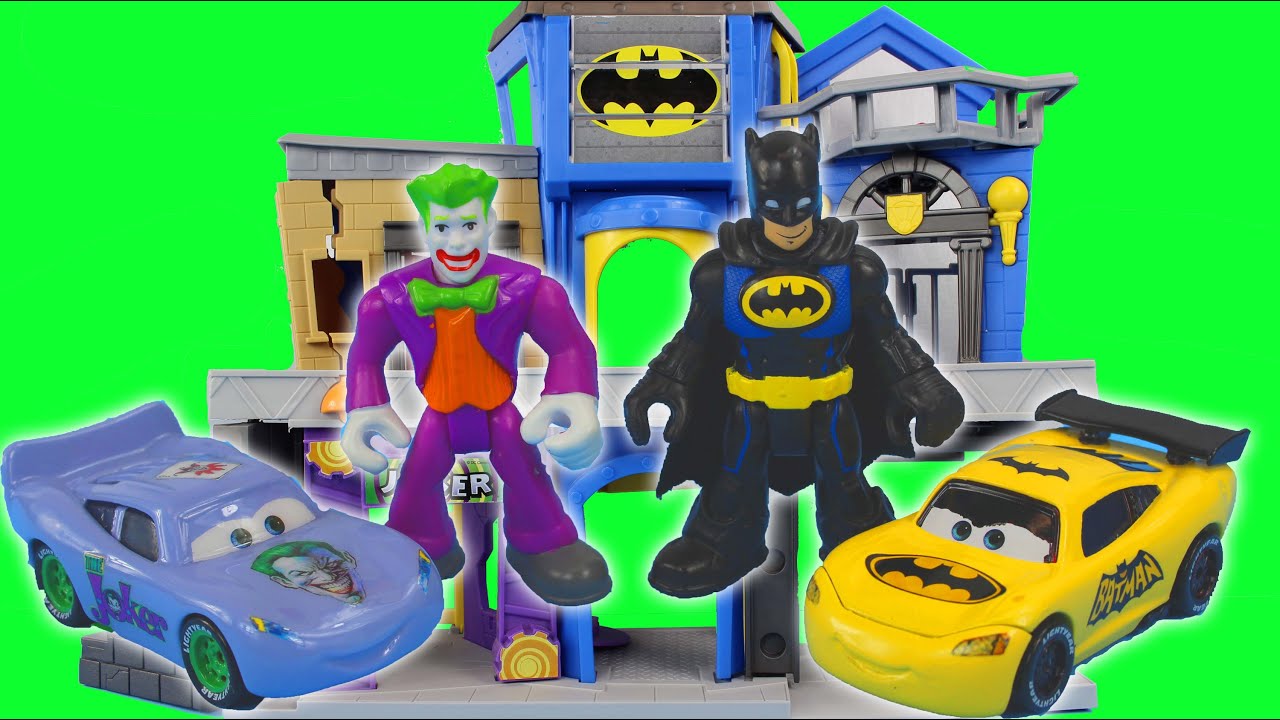 Batman dreams of the Joker moving in downstairs! Robin Batcar Lightning McQueen