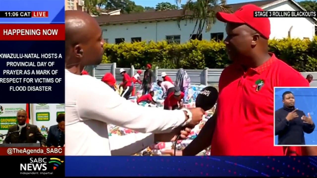 EFF visits areas across eThekwini to offer aid to flood victims
