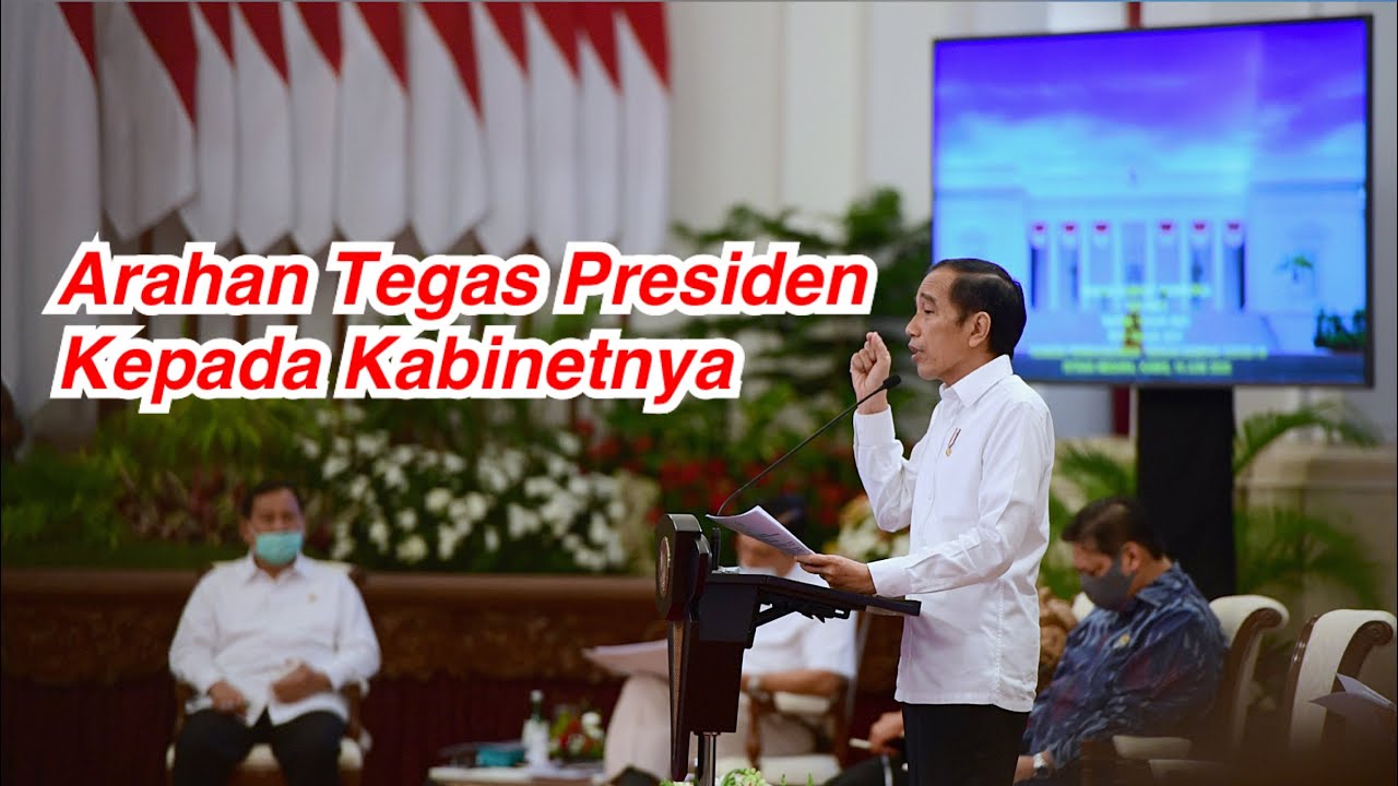 Arahan Tegas Presiden Jokowi pada Sidang Kabinet Paripurna, Istana Negara, 18 Juni 2020