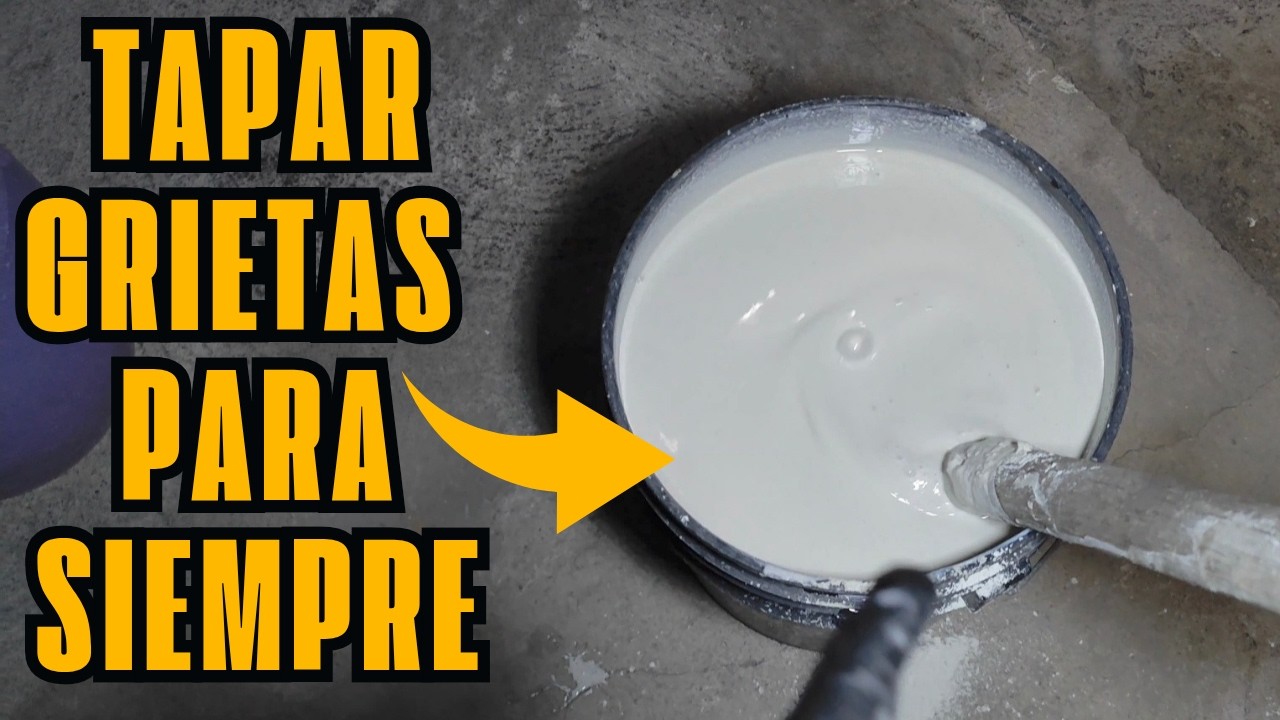 Como hacer impermeabilizante casero para tapar grietas y goteras para siempre