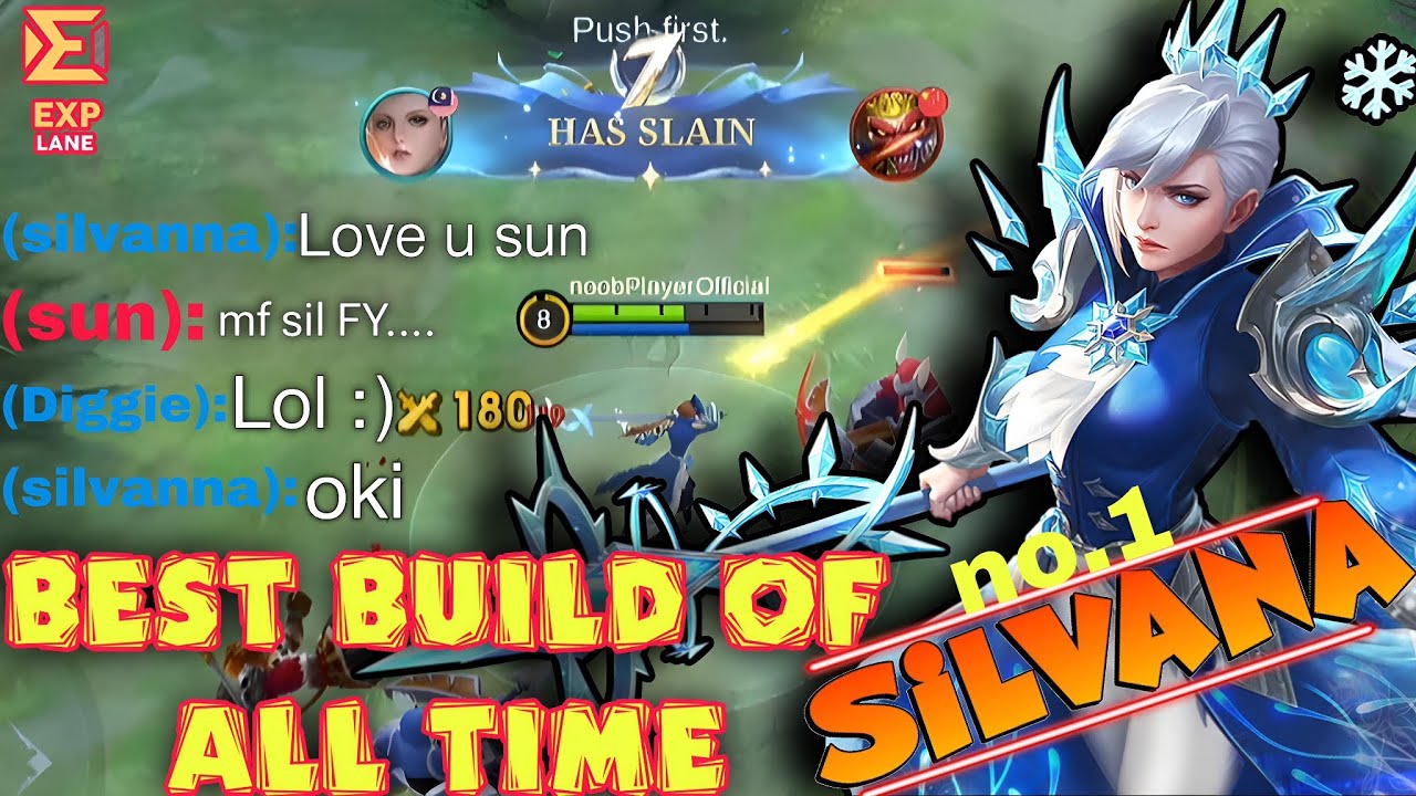silvanna best build 2024☠️🔥🔥| build silvanna tersakit 2023 exp lane | silvanna gameplay