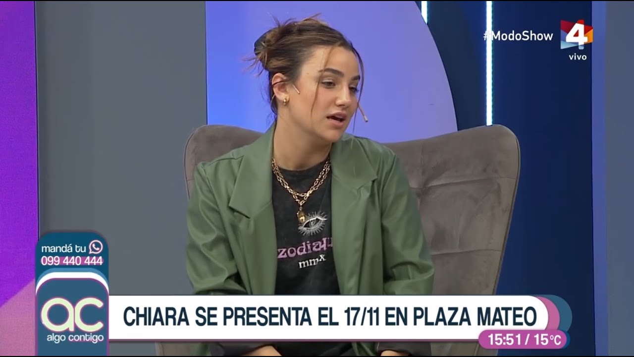 Chiara, la nueva voz de la escena musical deslumbró a todos en 