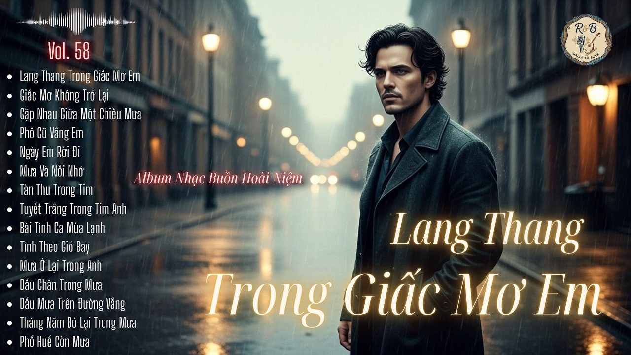 LANG THANG TRONG GIẤC MƠ EM | Album Nhạc Buồn Hoài Niệm Hay Nhất | Rock Ballad Nghe Đêm | R & B
