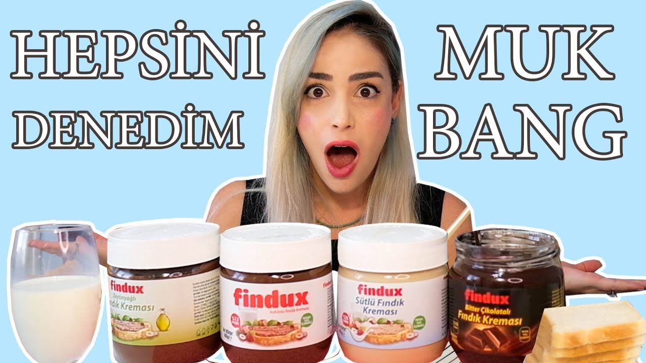 FİNDUX BÜTÜN ÇEŞİTLERİNİ DENEDİM | ÇİKOLATALI EKMEK MUKBANG