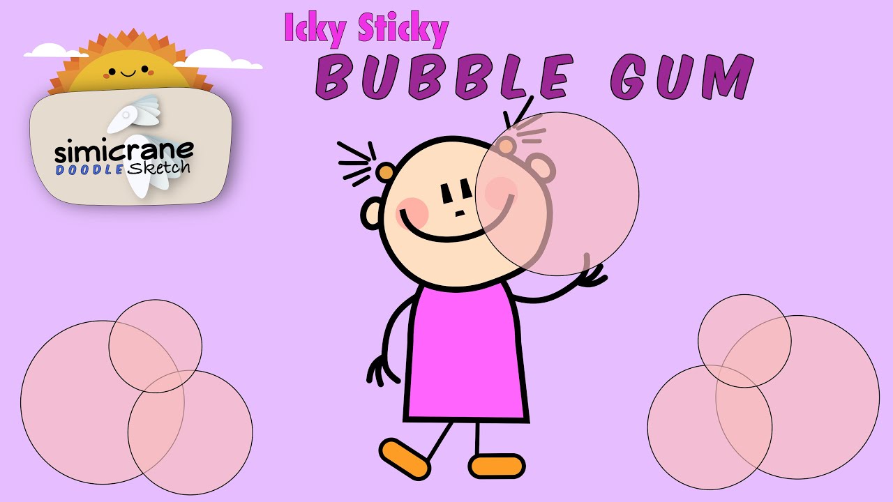 Icky Sticky Bubble Gum | @simicrane 