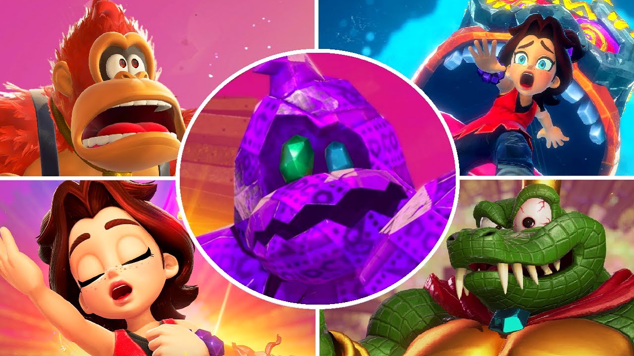 Donkey Kong Bananza - All DK & Pauline Rescues