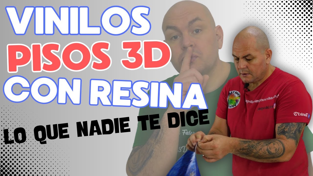 VINILOS DECORATIVOS PARA PISOS 3D CON RESINA / Cuales son y como se aplican