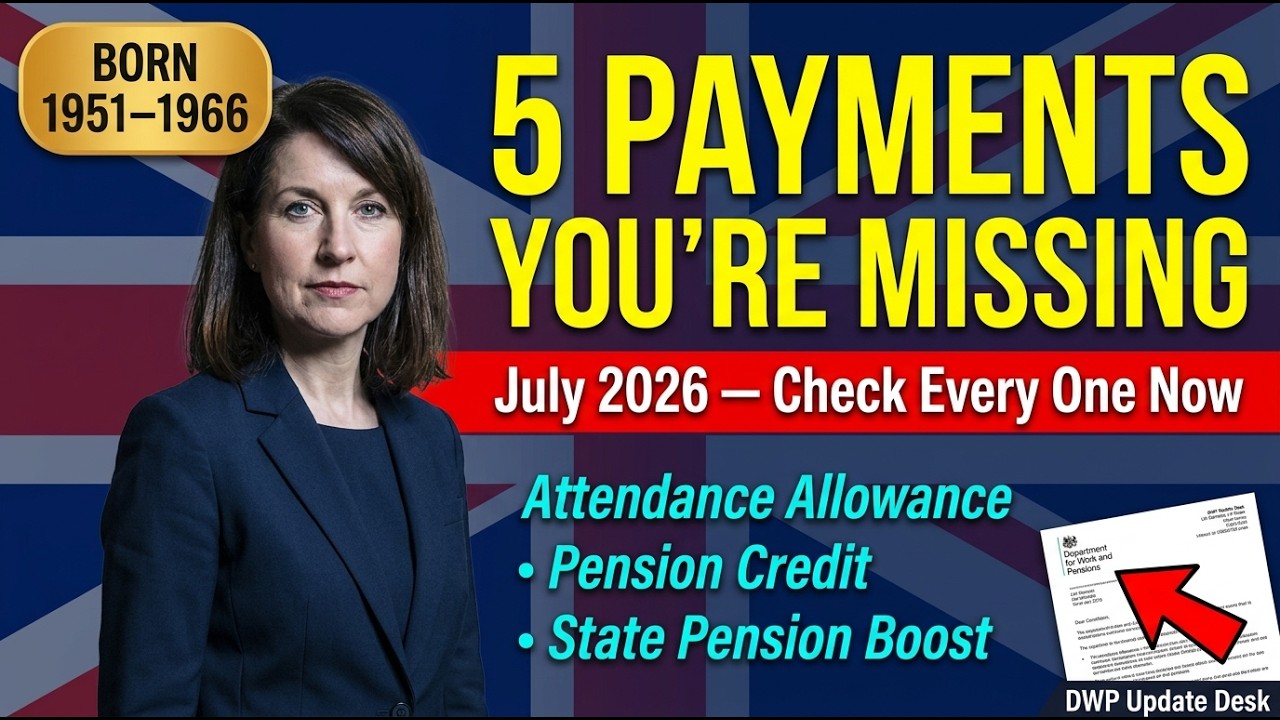 💳 July DWP Boost Born 1951&ndash;1966 Here&rsquo;s How to Claim Your Extra Payments
